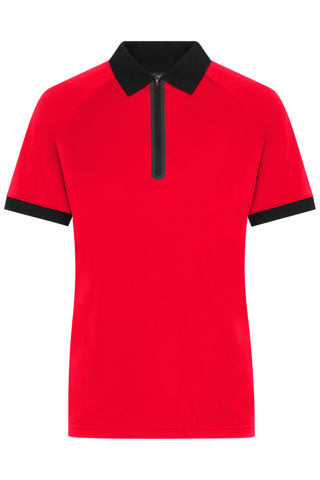 Ladies' Zip-Polo - light-red/black