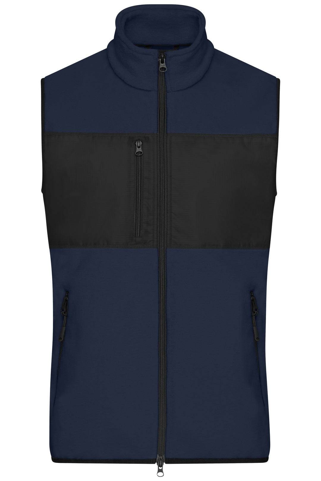 Men's Fleece Vest - navy/black