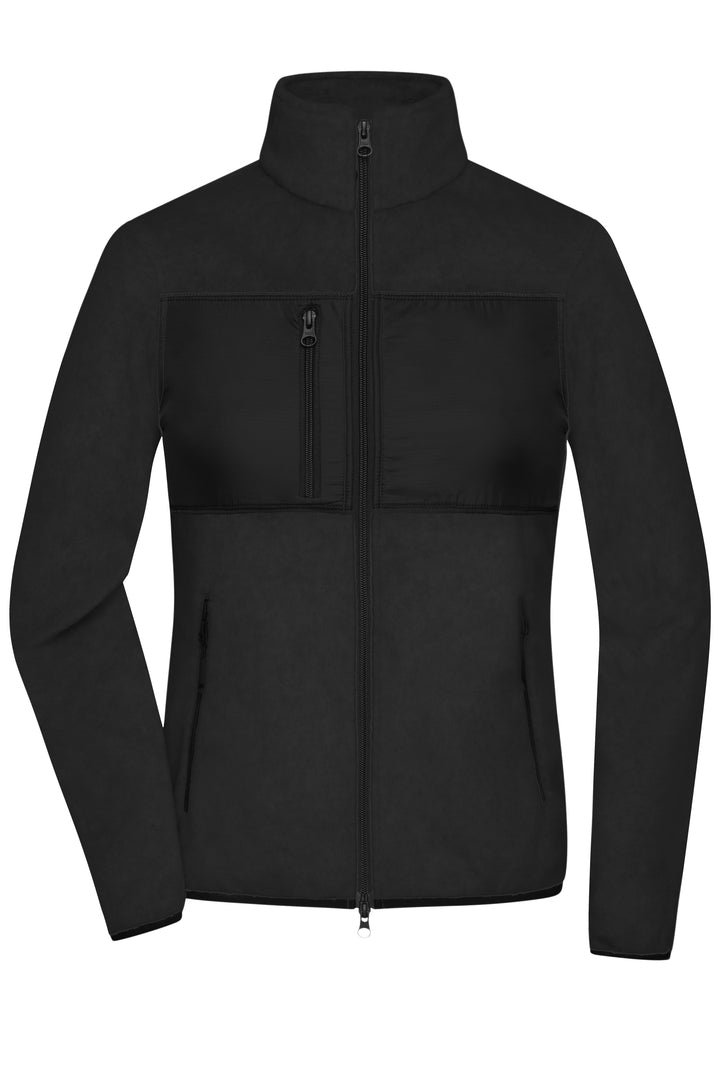 Ladies' Fleece Jacket - black/black