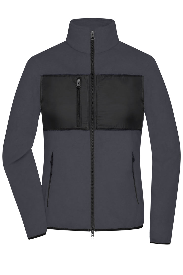Ladies' Fleece Jacket - carbon/black
