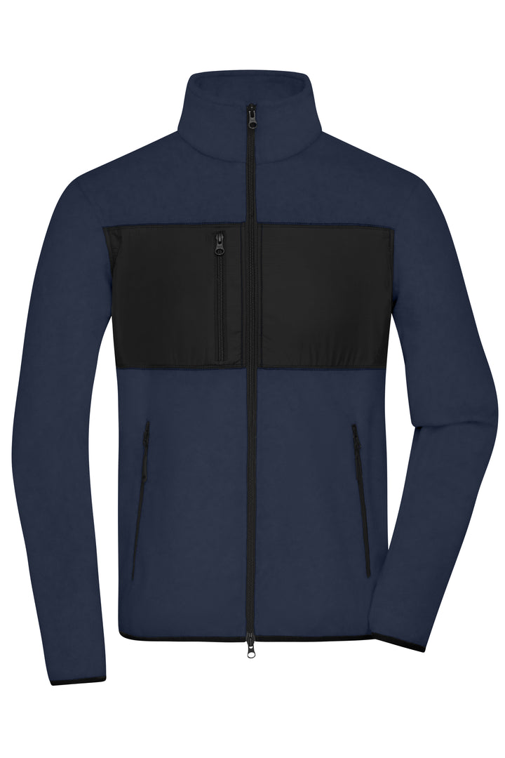 Men's Fleece Jacket - navy/black