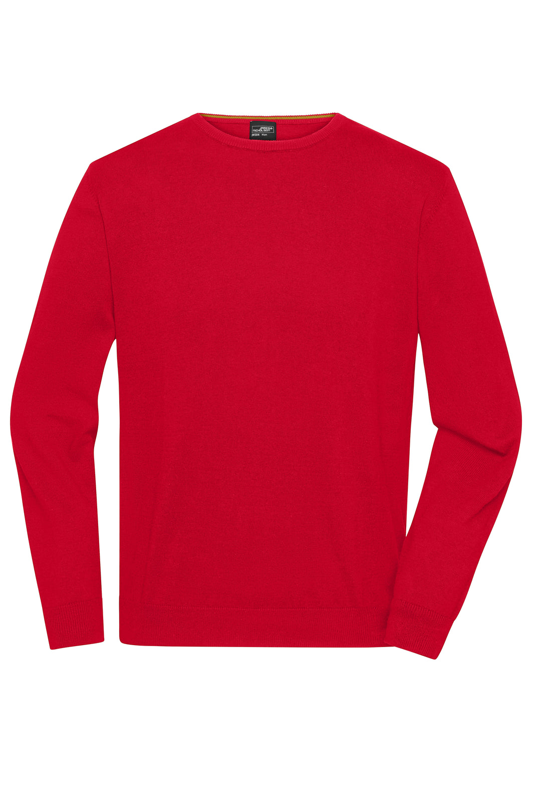 Men's Round-Neck Pullover - red