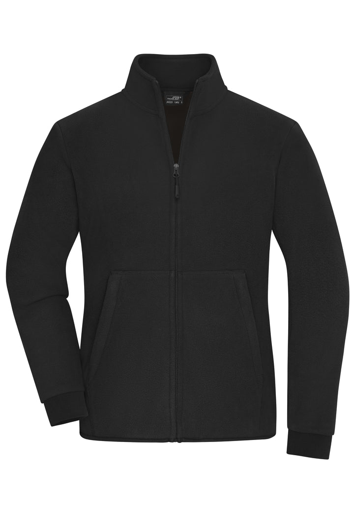 Ladies' Bonded Fleece Jacket - black/dark-grey