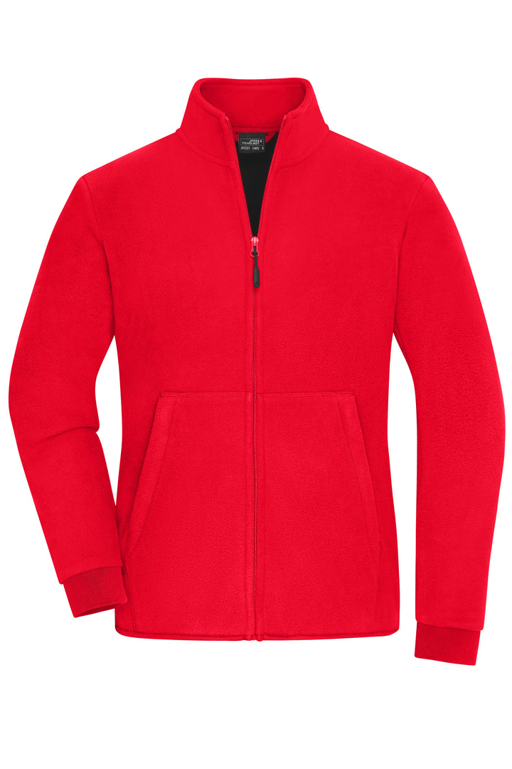 Ladies' Bonded Fleece Jacket - red/black