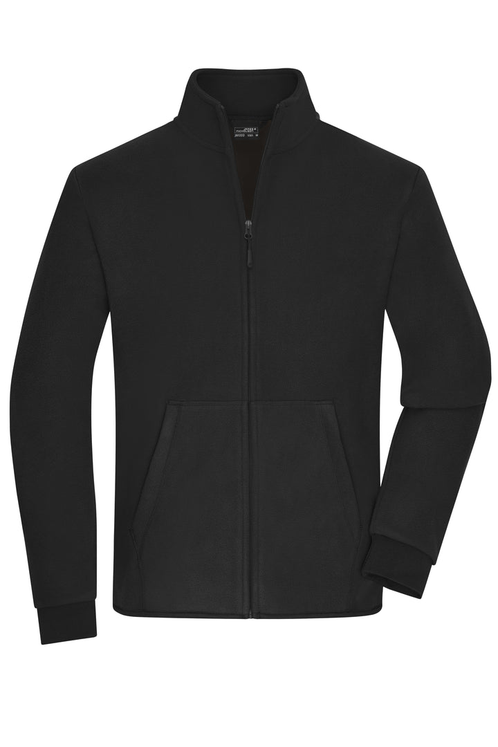Men's Bonded Fleece Jacket - black/dark-grey