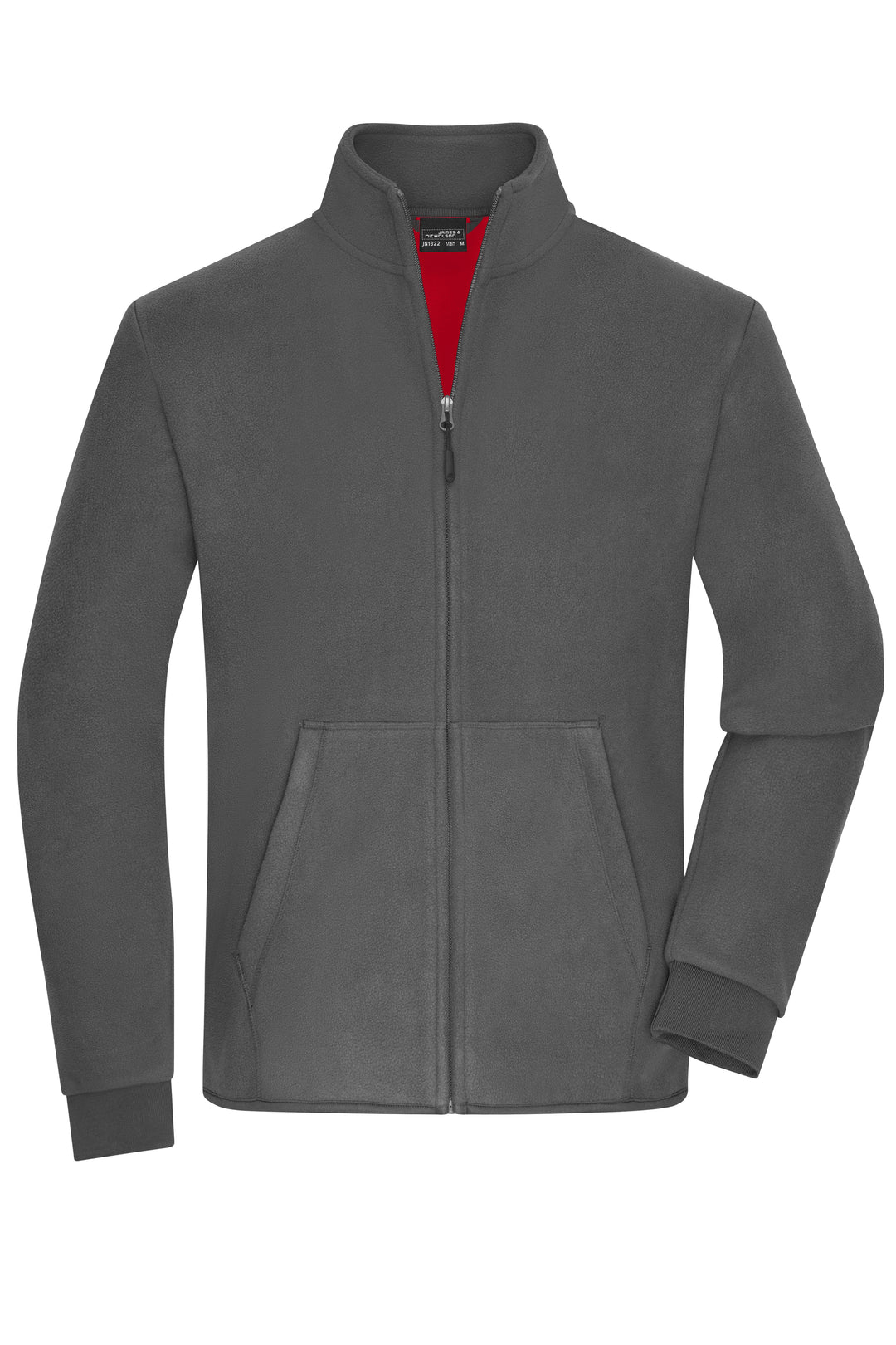 Men's Bonded Fleece Jacket - carbon/red