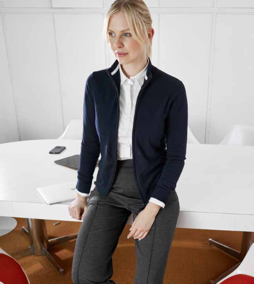 Ladies' Zip-Cardigan
