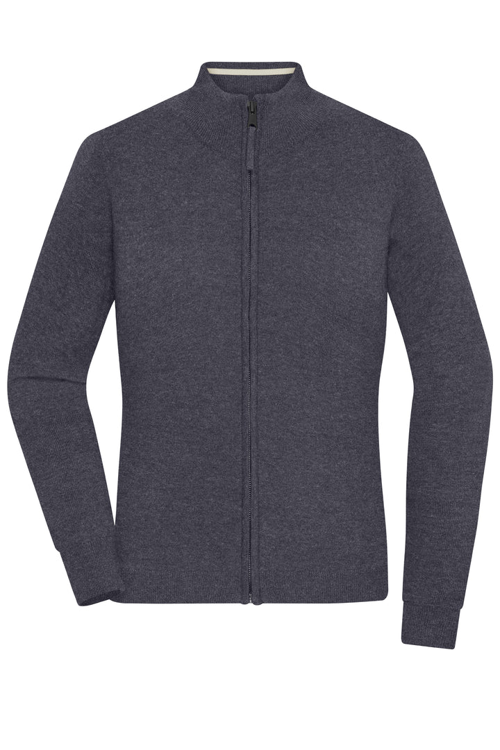 Ladies' Zip-Cardigan - anthracite-melange