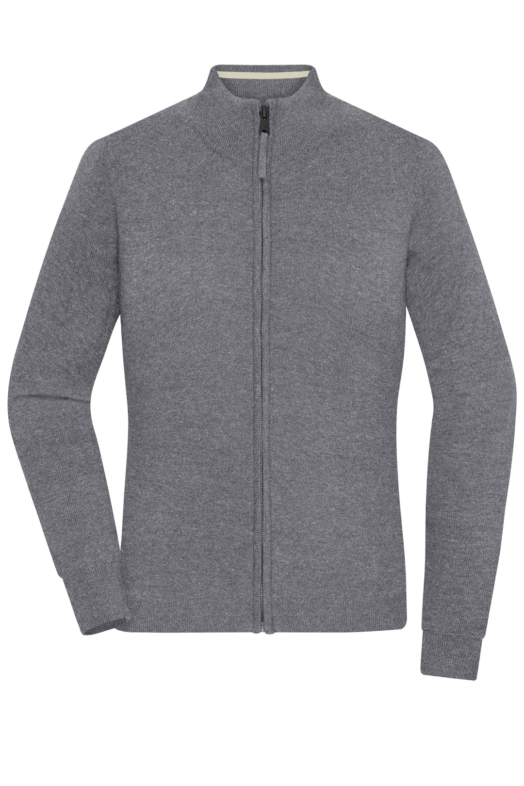 Ladies' Zip-Cardigan - grey-heather