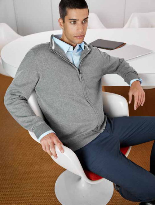 Men's Zip-Cardigan