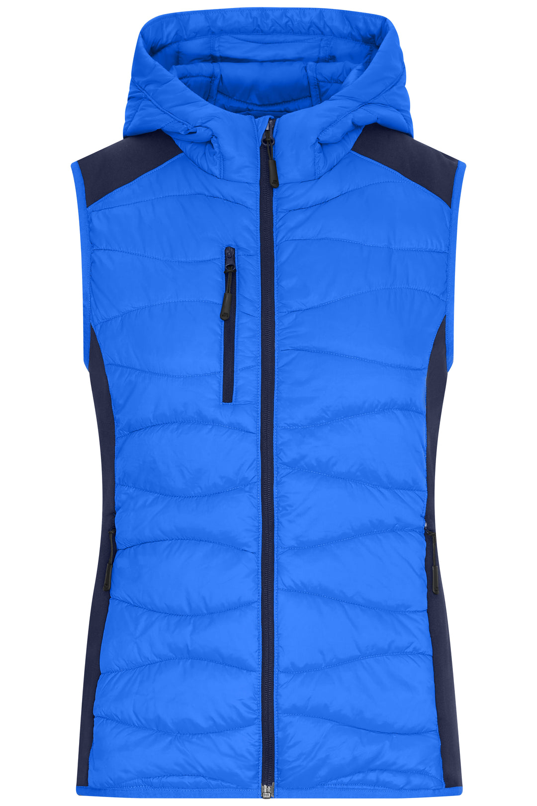 Ladies' Hybrid Vest - blue/navy