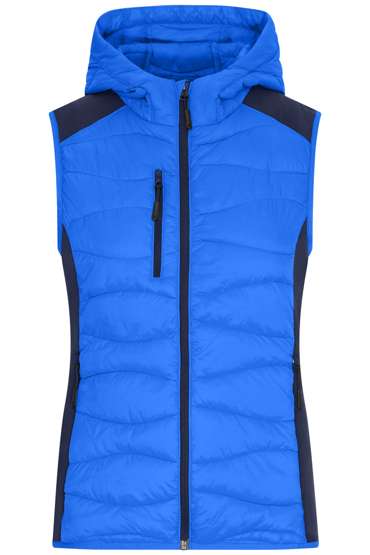 Ladies' Hybrid Vest - blue/navy