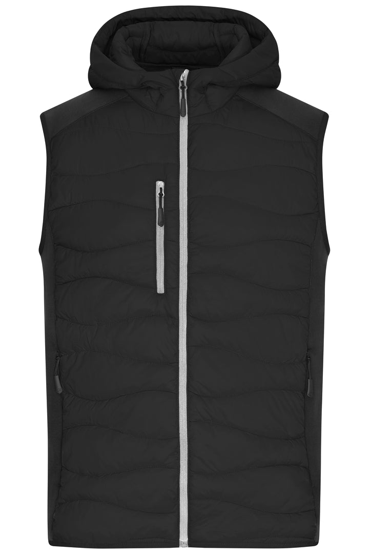 Men's Hybrid Vest - black/black