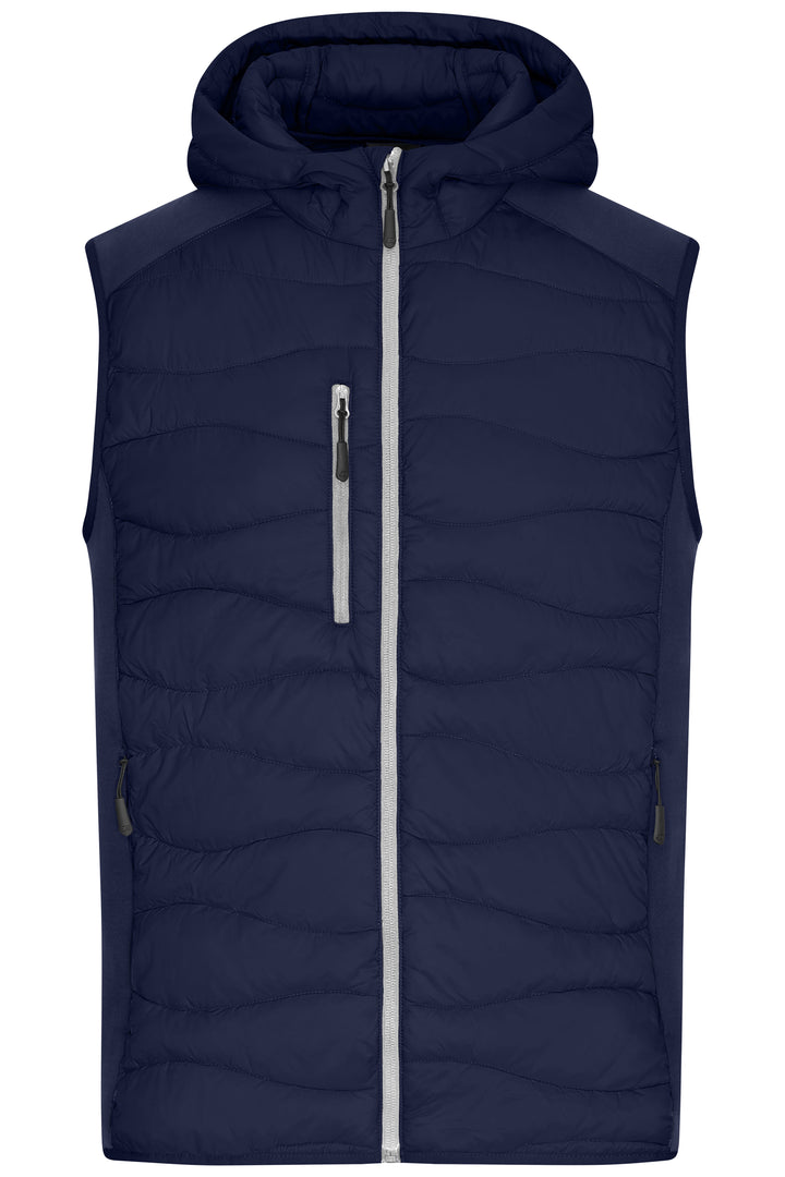 Men's Hybrid Vest - navy/navy