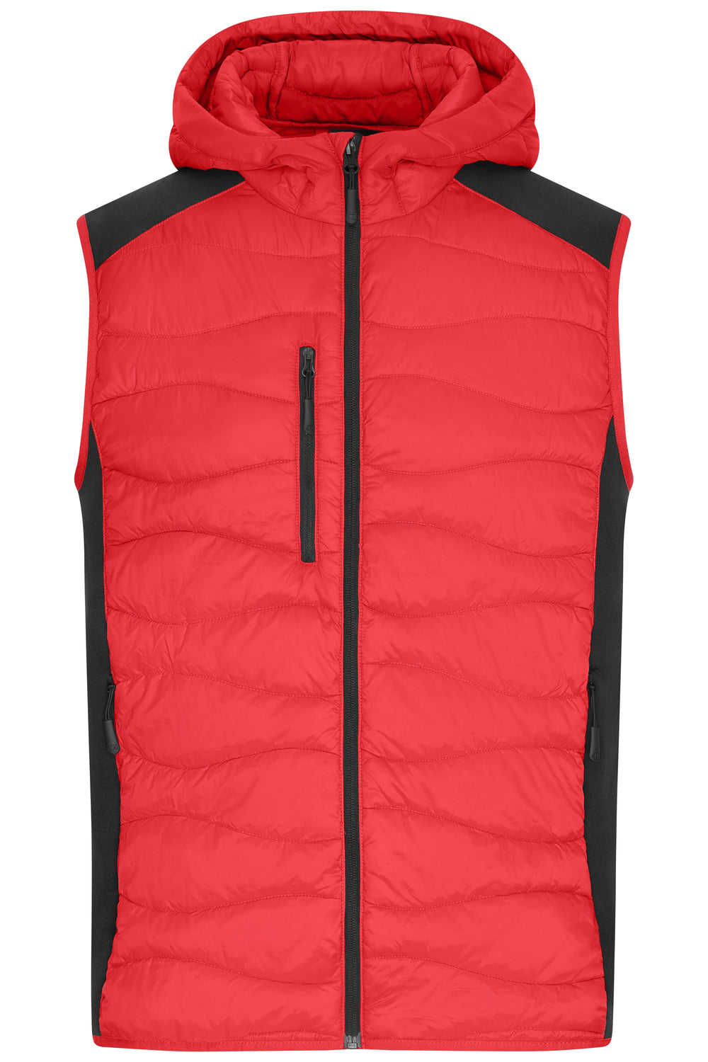 Men's Hybrid Vest - red/black