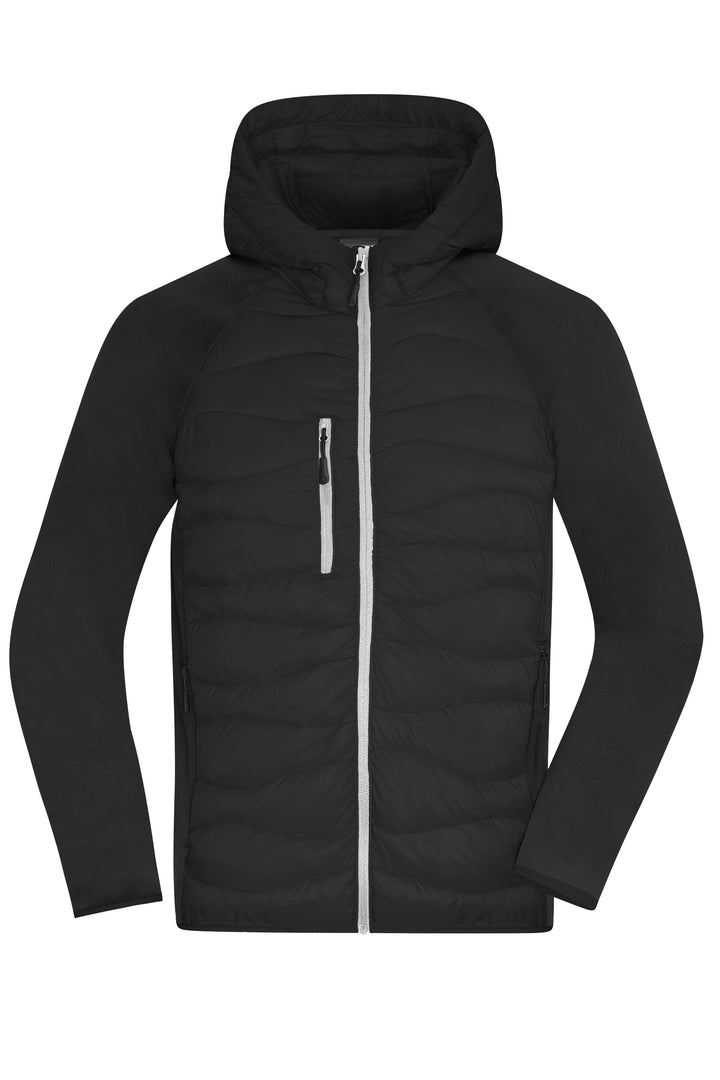 Men's Hybrid Jacket - black/black