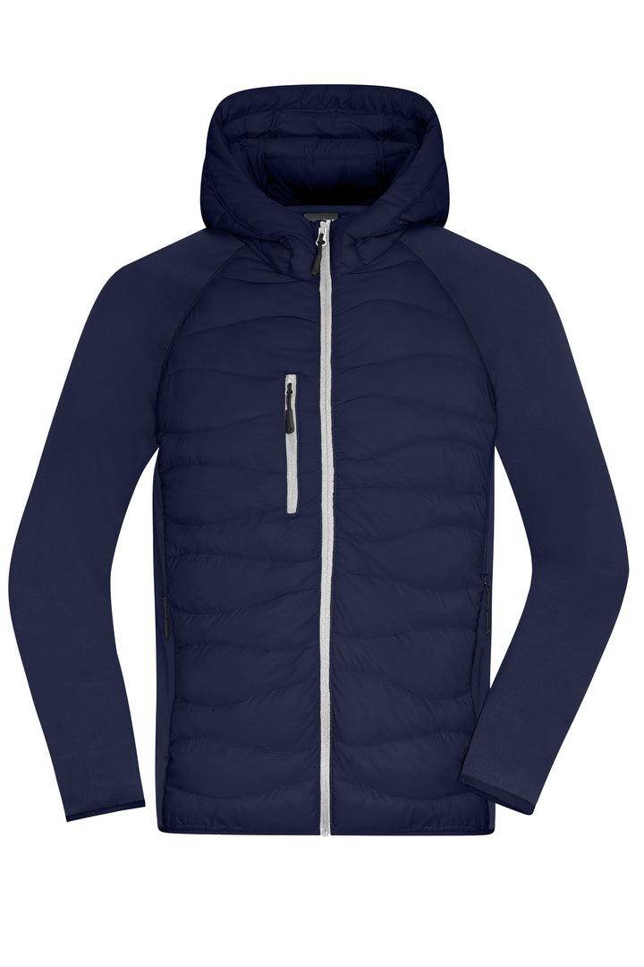 Men's Hybrid Jacket - navy/navy