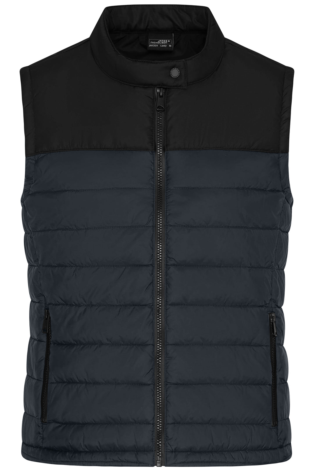 Ladies' Padded Vest - carbon/black