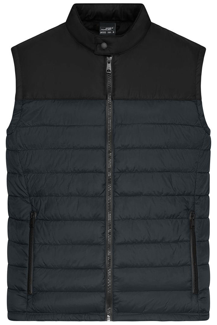 Men's Padded Vest - carbon/black