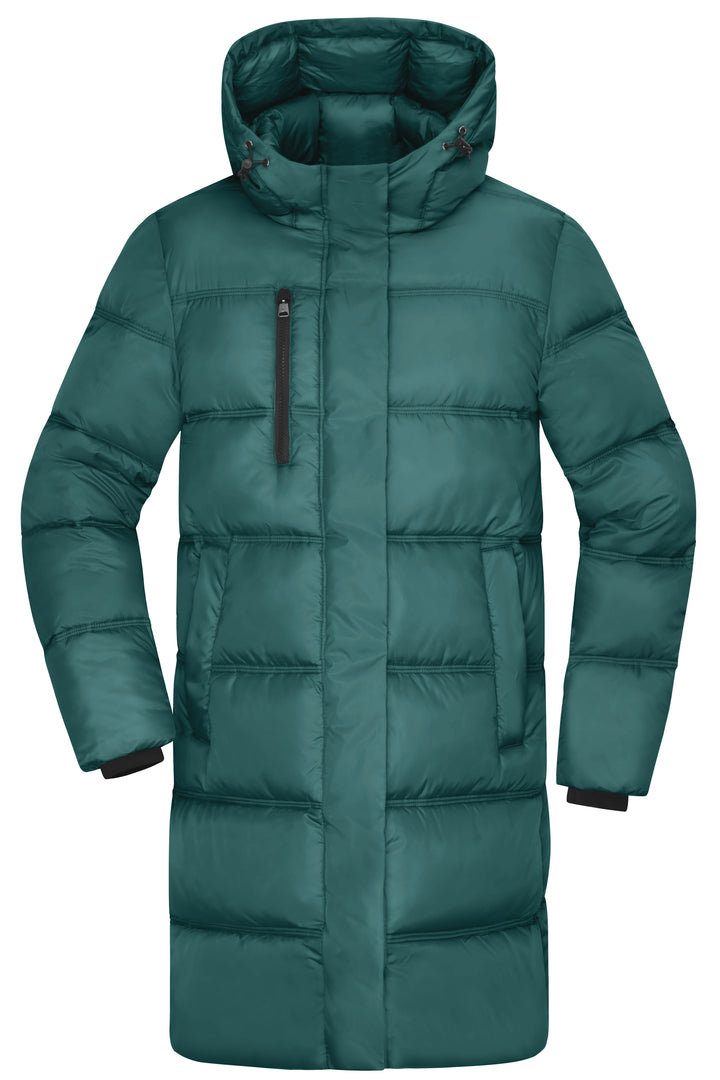 Ladies' Winter Short Coat - smoky-green