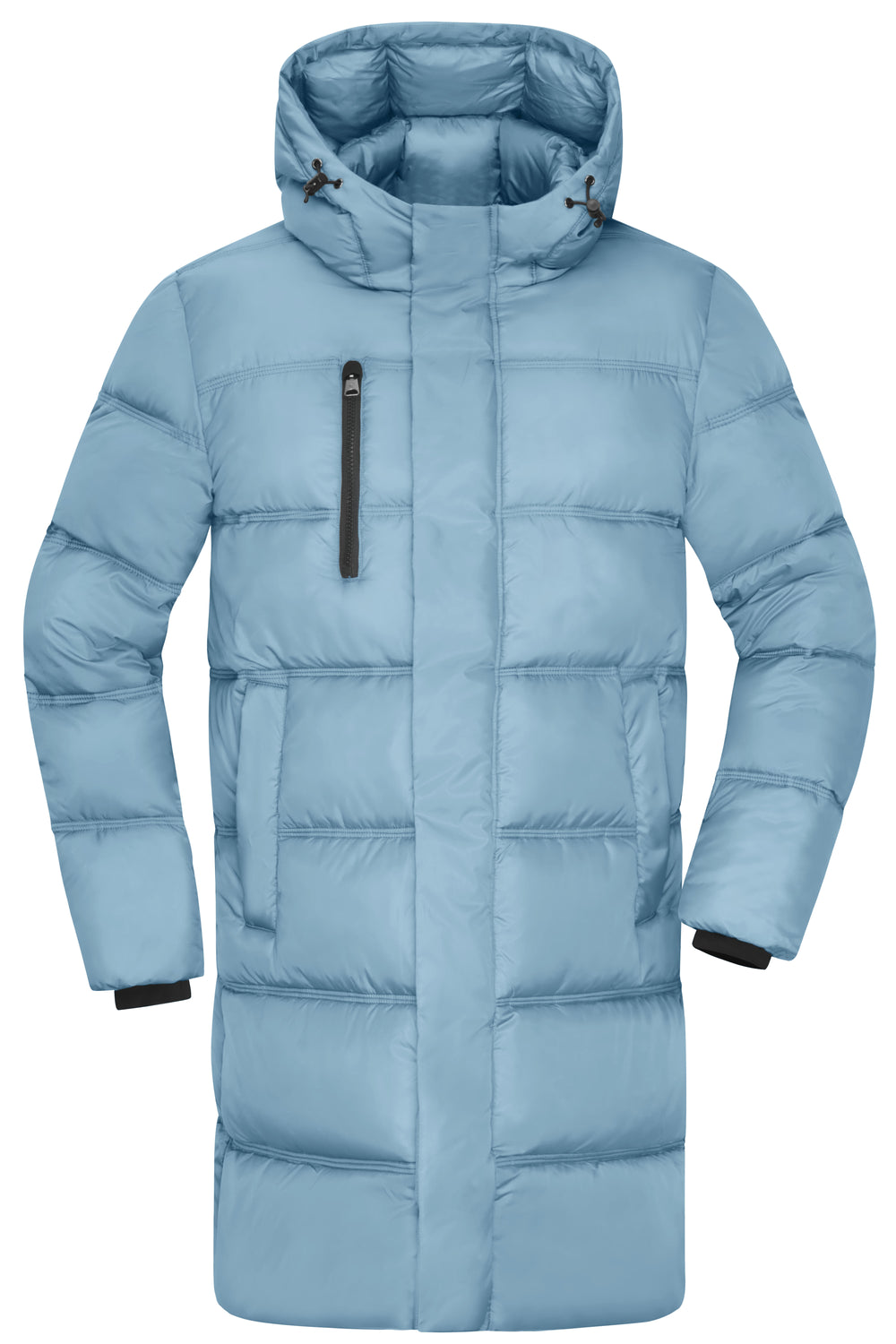 Men's Winter Short Coat - milky-blue