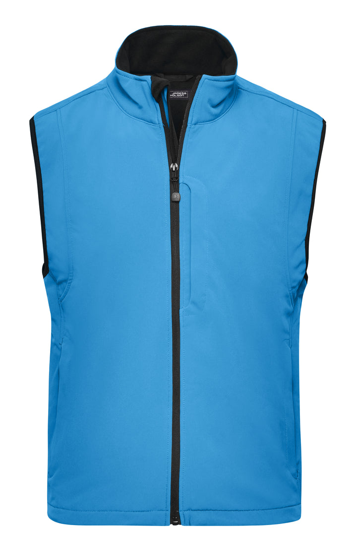 Men's Softshell Vest - aqua