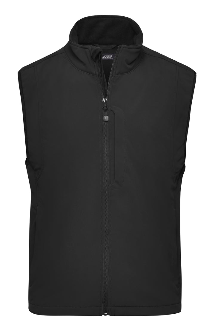 Men's Softshell Vest - black