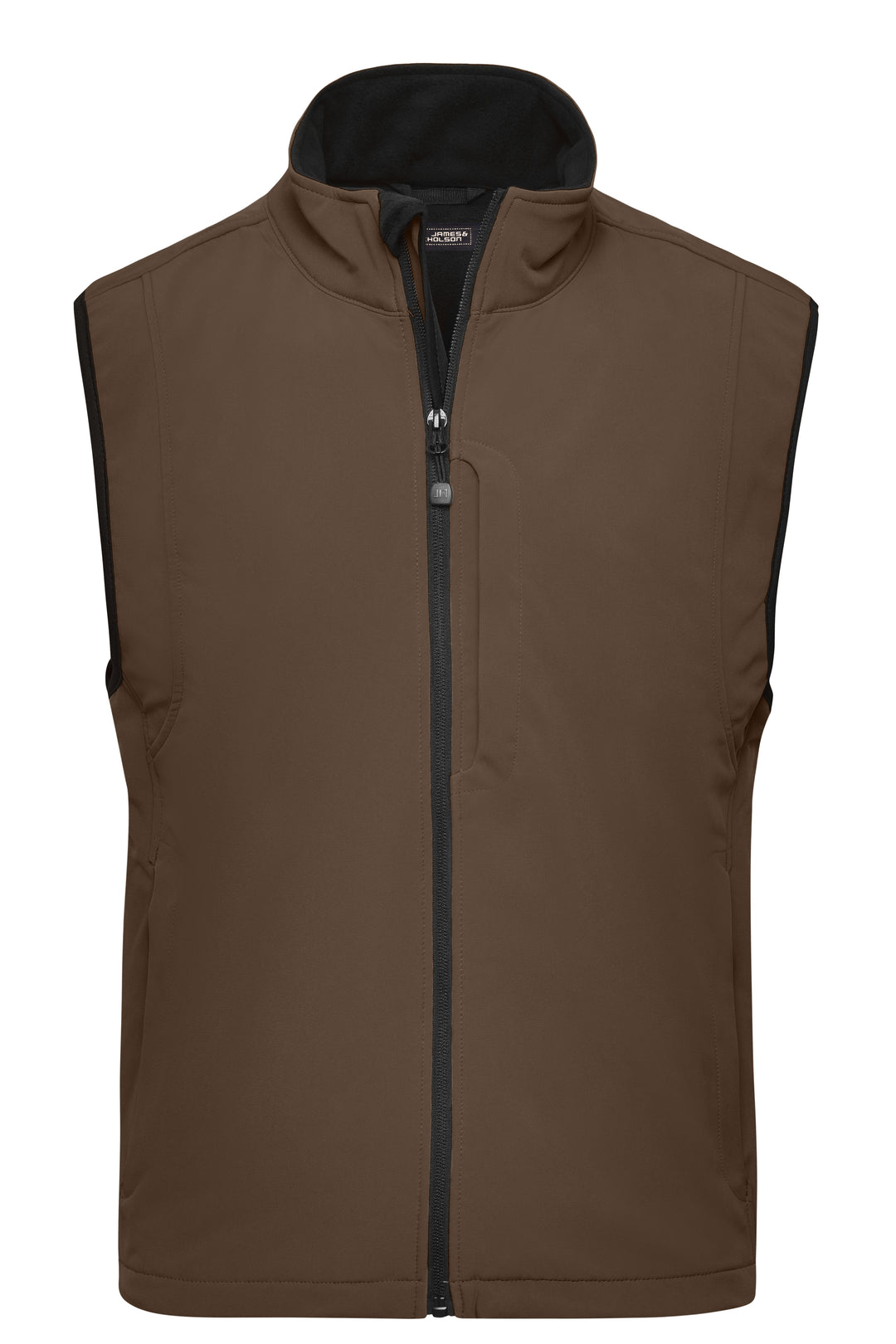 Men's Softshell Vest - brown