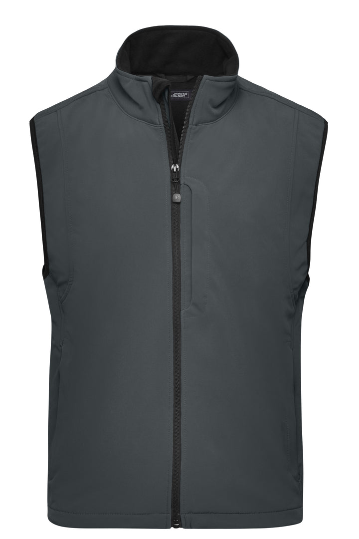 Men's Softshell Vest - carbon