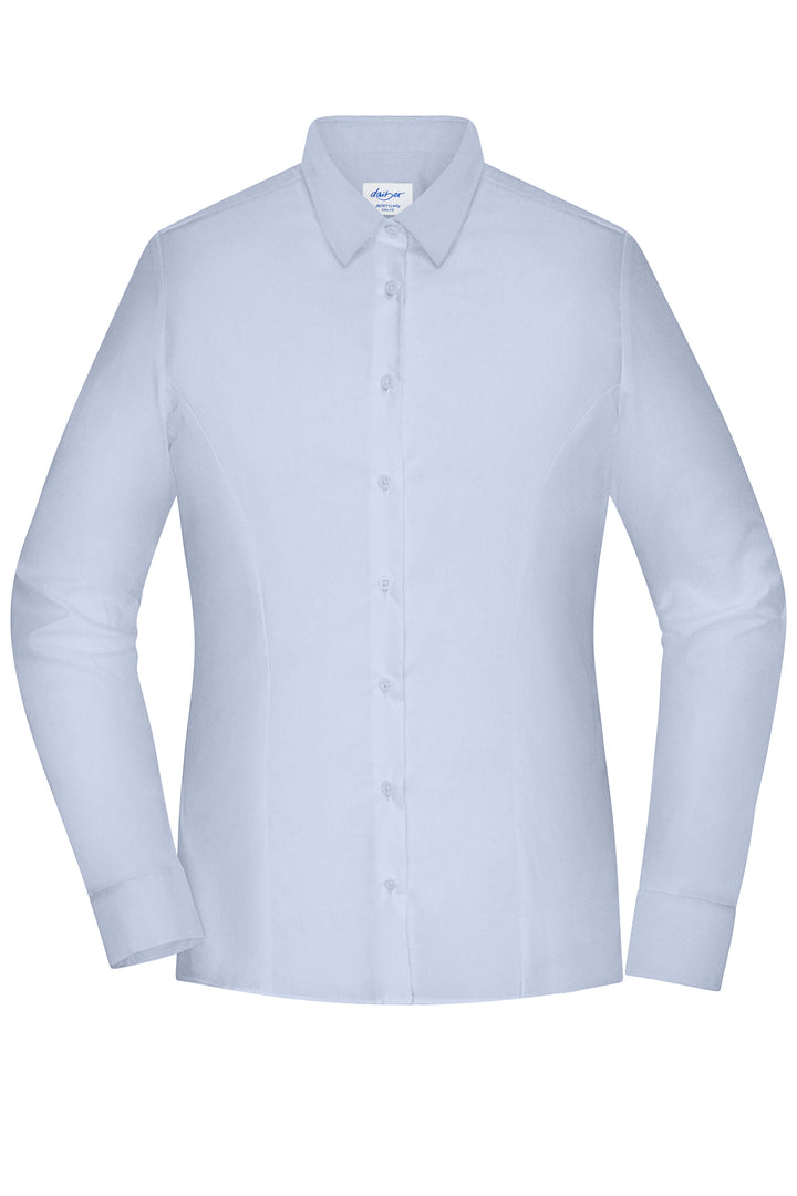 Ladies' Shirt - SLIM FIT - - light-blue