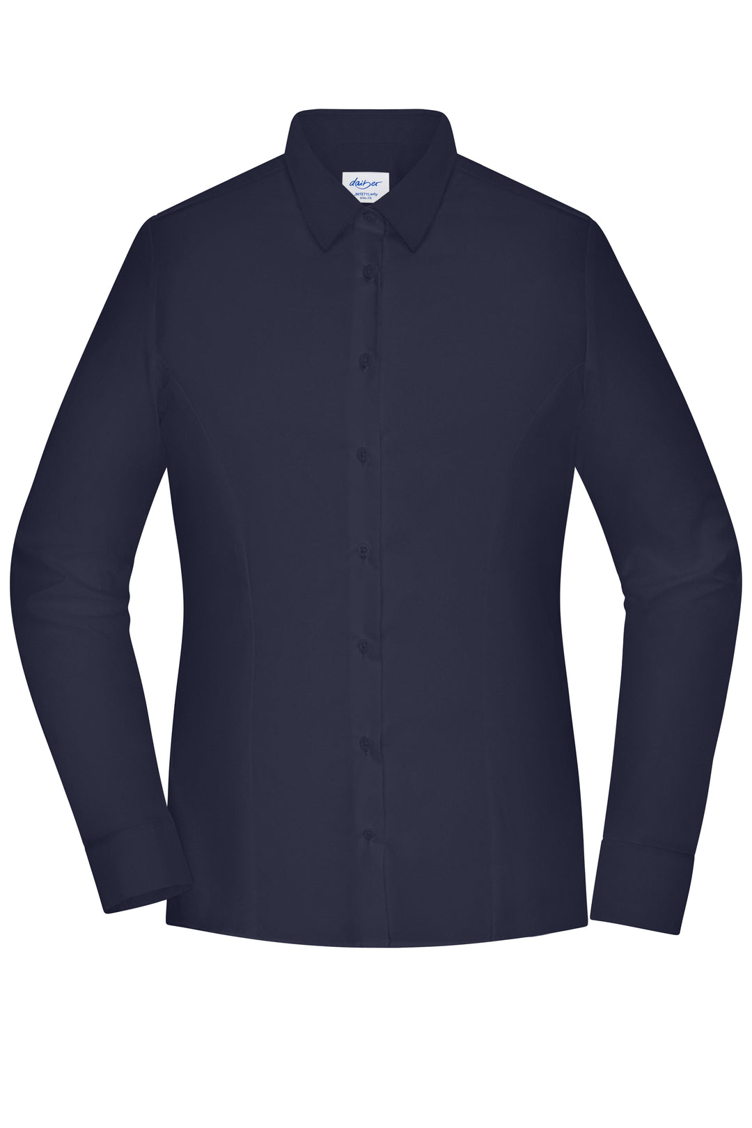 Ladies' Shirt - SLIM FIT - - navy