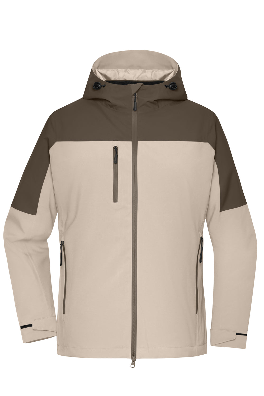 Ladies' 3-in-1-Jacket GRS - sandstone/muddy-brown
