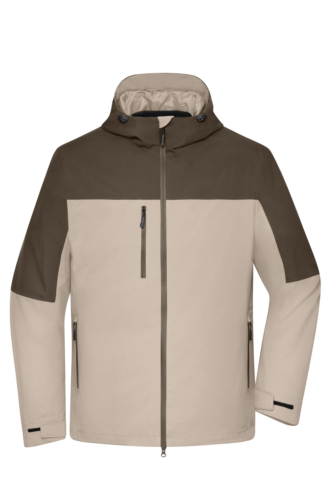 Men's 3-in-1-Jacket GRS - sandstone/muddy-brown