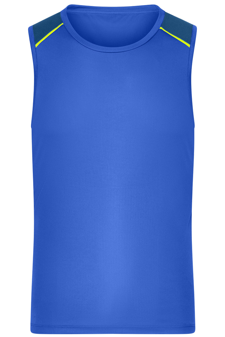 Men's Running Tank GRS - peacock-blue