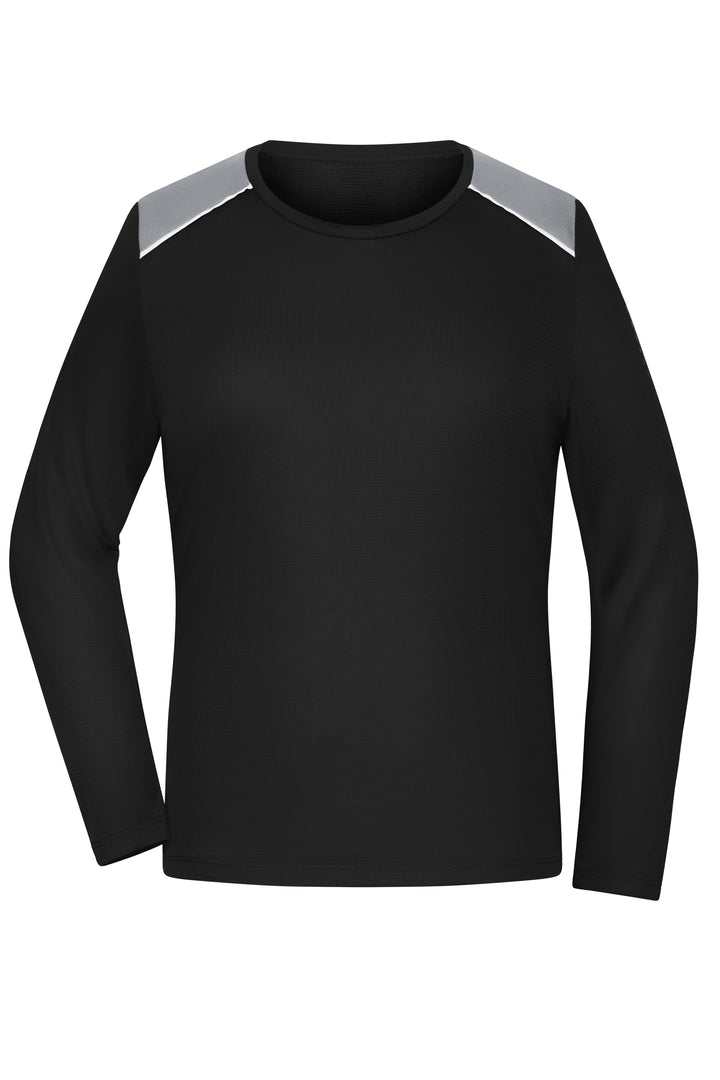 Ladies' Running Shirt Longsleeve GRS - black