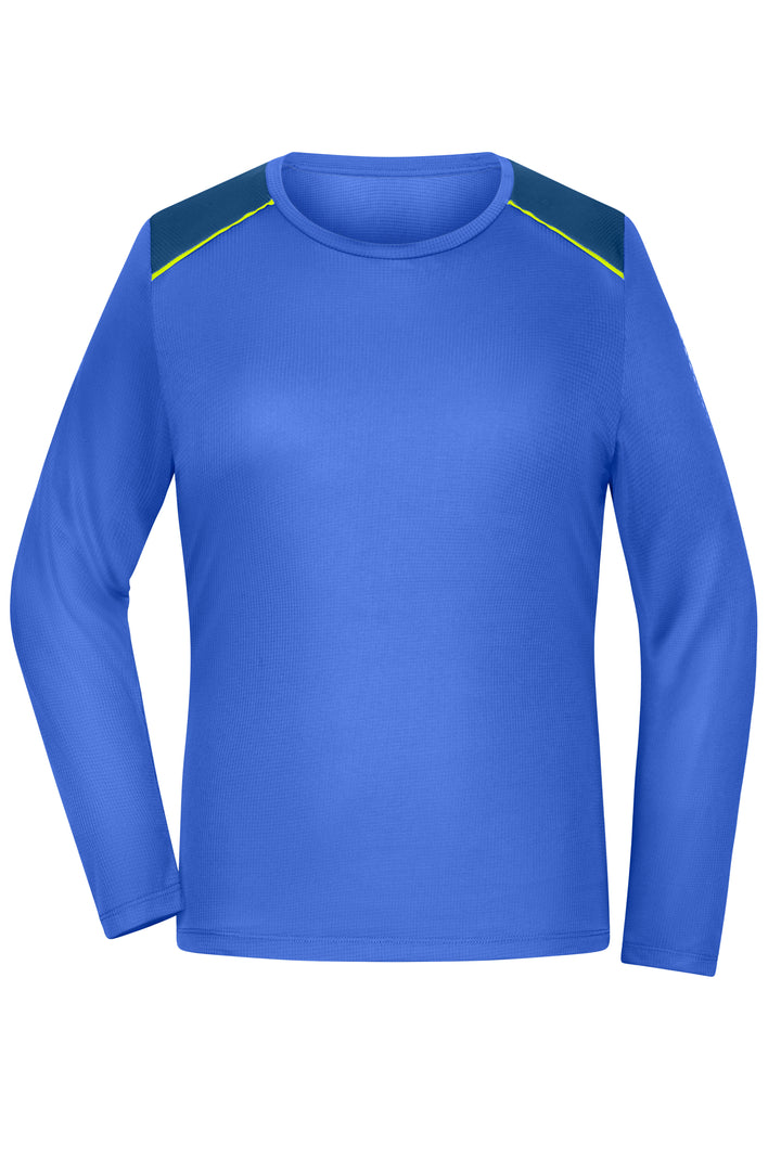 Ladies' Running Shirt Longsleeve GRS - peacock-blue