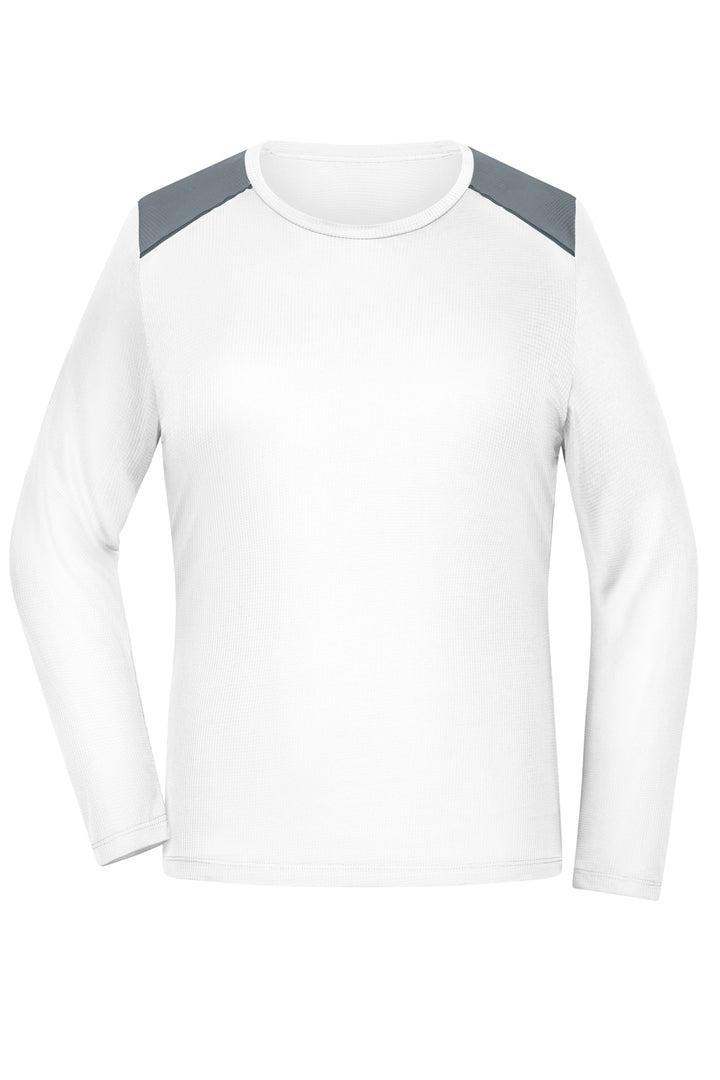 Ladies' Running Shirt Longsleeve GRS - white