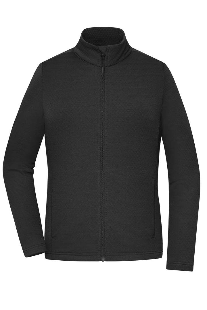 Ladies' Sports Structured Fleece Jacket - black