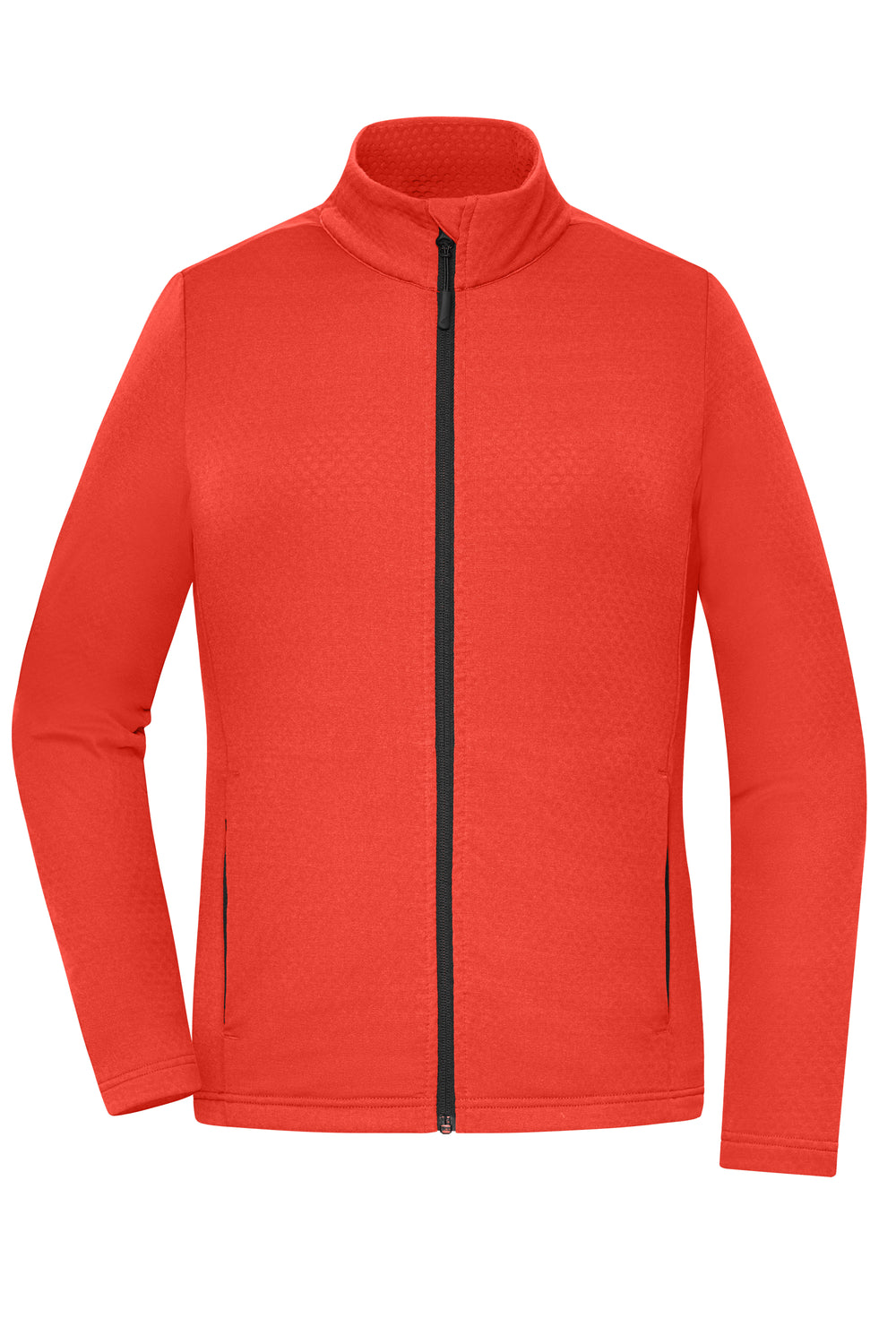 Ladies' Sports Structured Fleece Jacket - spicy-orange