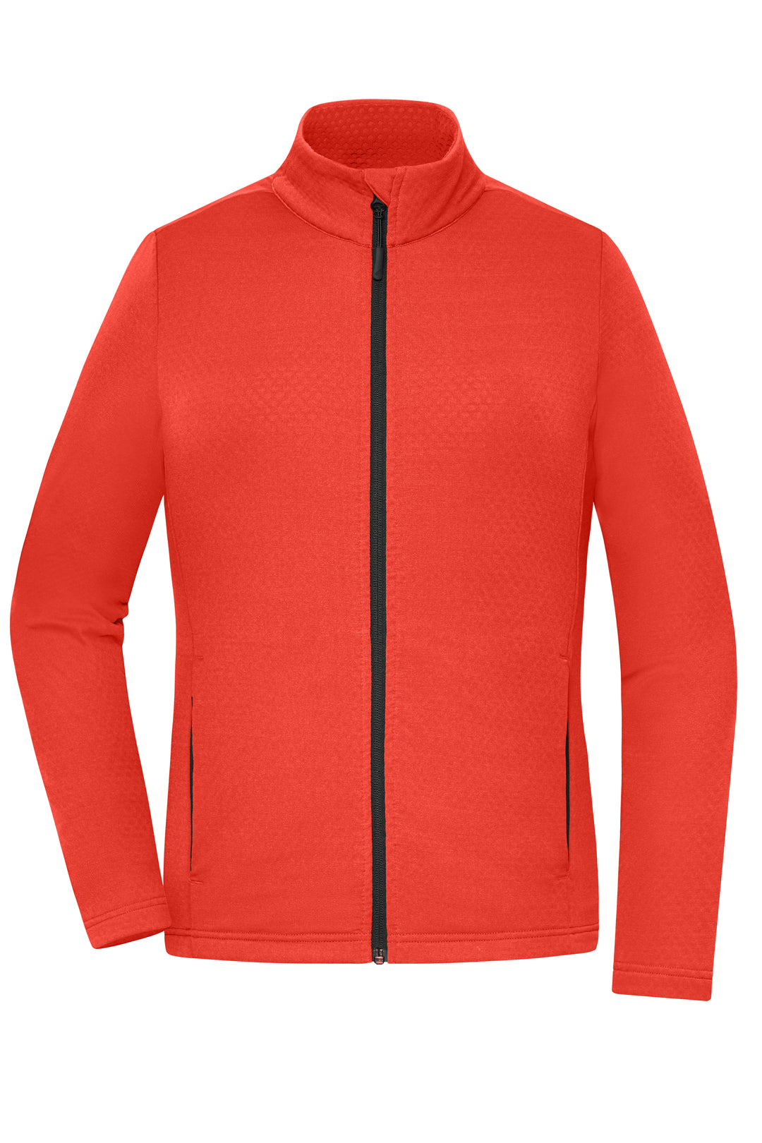 Ladies' Sports Structured Fleece Jacket - spicy-orange