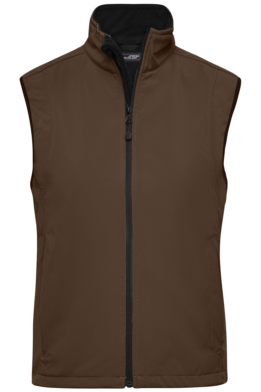 Ladies' Softshell Vest - brown