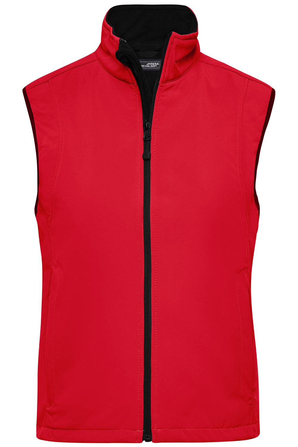 Ladies' Softshell Vest - red
