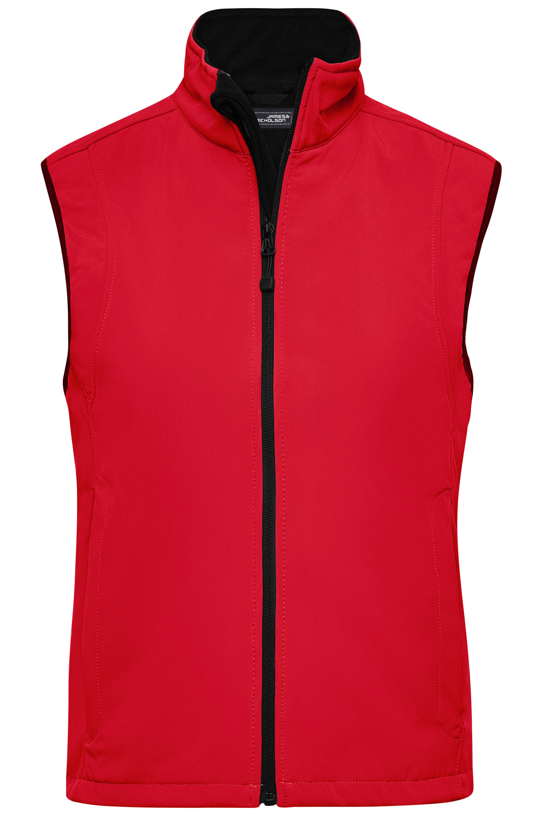 Ladies' Softshell Vest - red