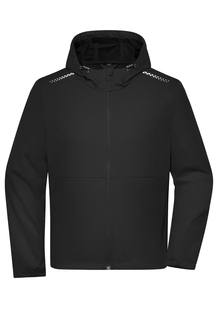 Men's Sports Softshell Jacket - black