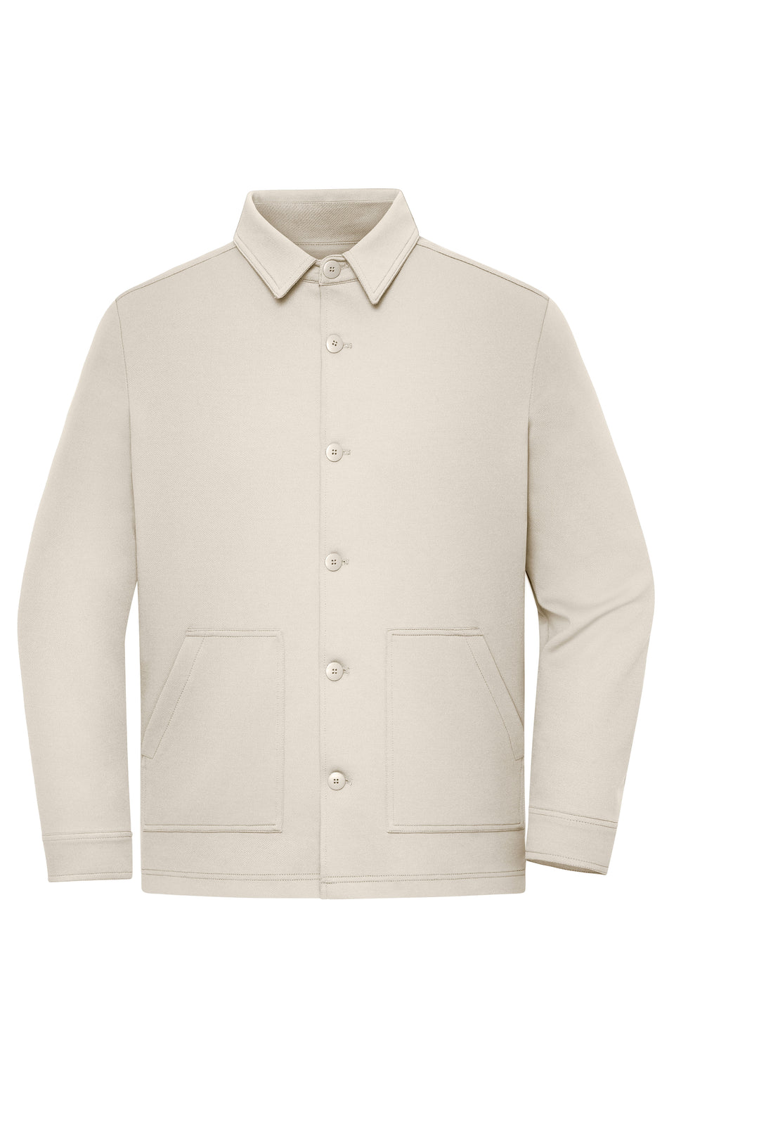 Shirt Jacket Unisex OCS Blended & GRS - sandstone