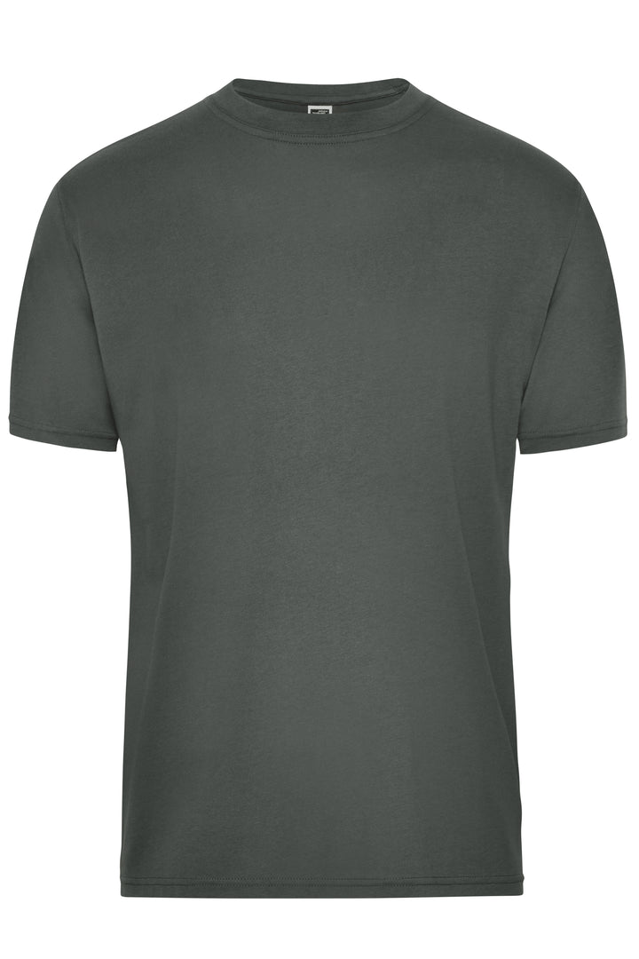 Men's ORGANIC Workwear T-Shirt - dark-grey