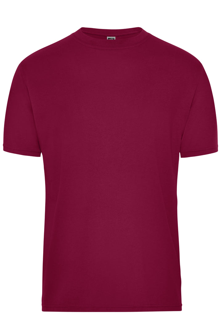 Men's ORGANIC Workwear T-Shirt - wine