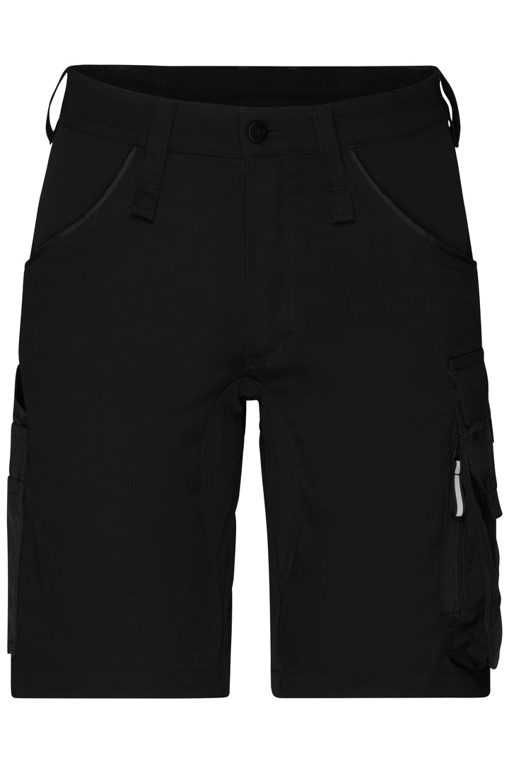 Workwear Stretch-Bermuda Slim Line - black/black