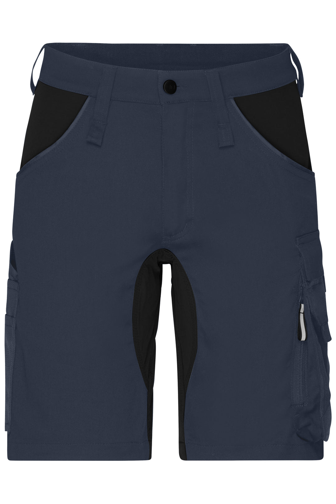 Workwear Stretch-Bermuda Slim Line - carbon/black