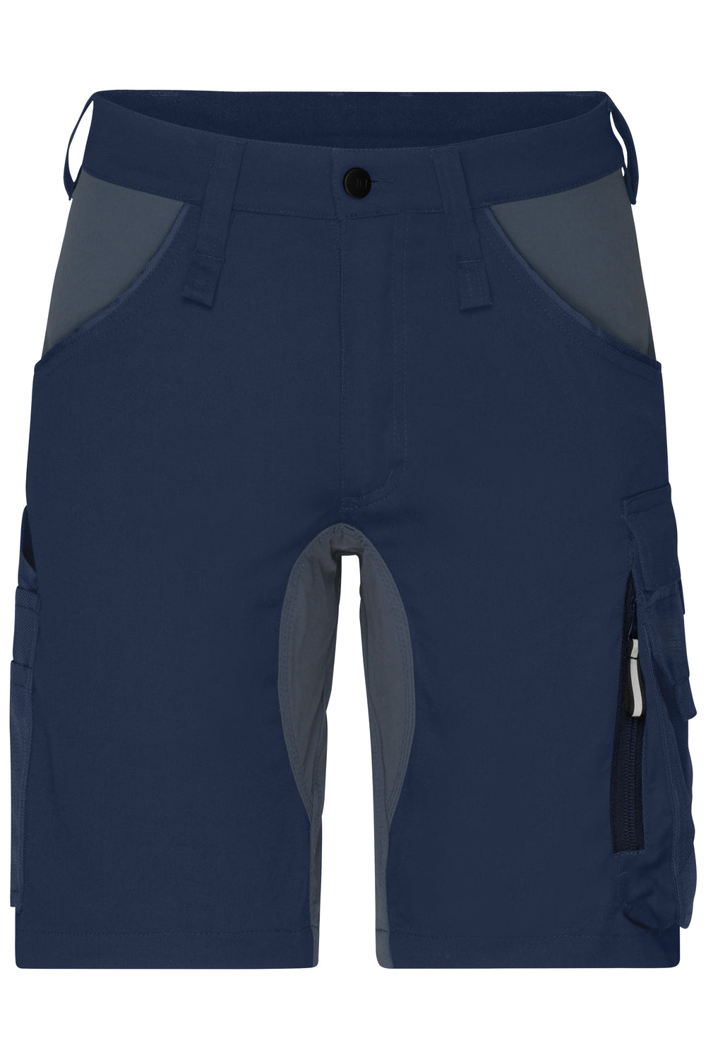 Workwear Stretch-Bermuda Slim Line - navy/carbon